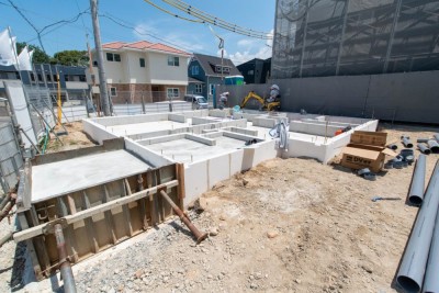 福岡市城南区06　注文住宅建築現場リポート③　～基礎工事・立ち上がりコン～