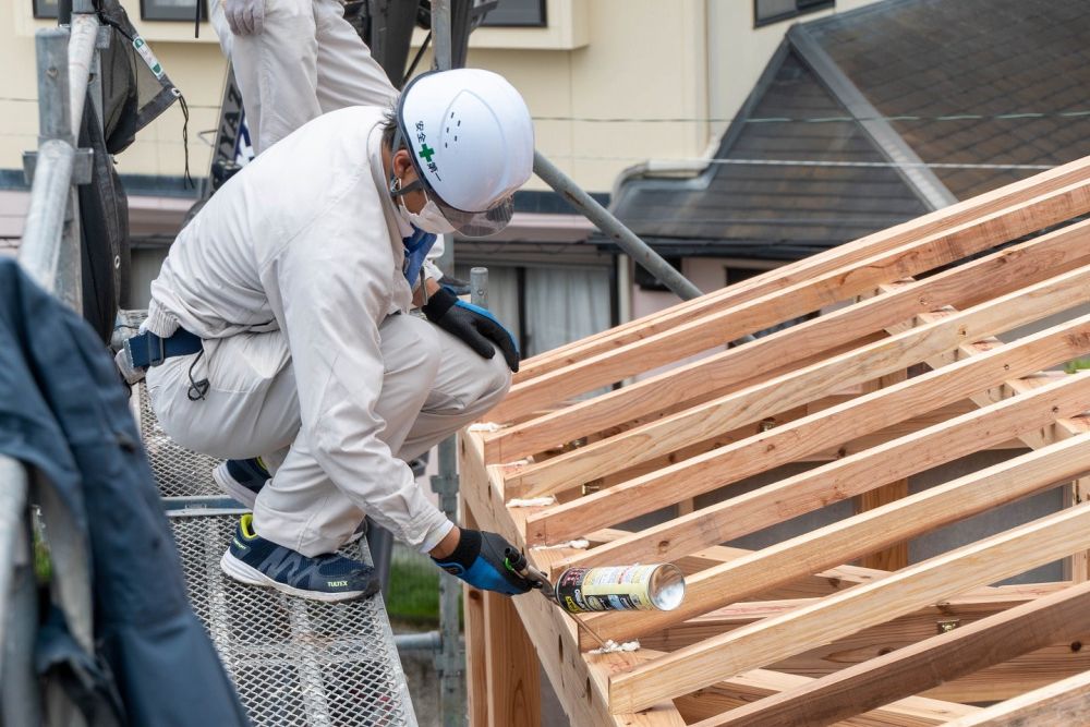 福岡市東区青葉01　注文住宅建築現場リポート⑥　～上棟式～