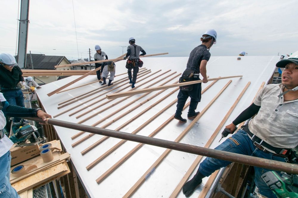 福岡市東区青葉01　注文住宅建築現場リポート⑥　～上棟式～