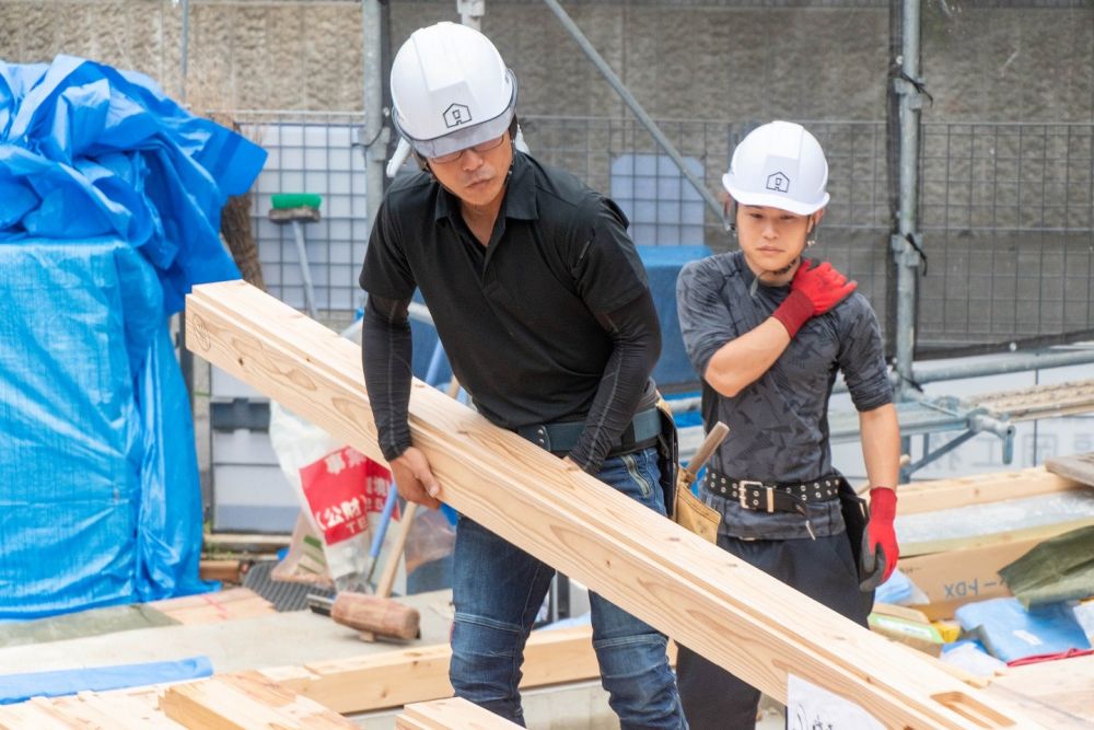 福岡市東区青葉01　注文住宅建築現場リポート⑥　～上棟式～