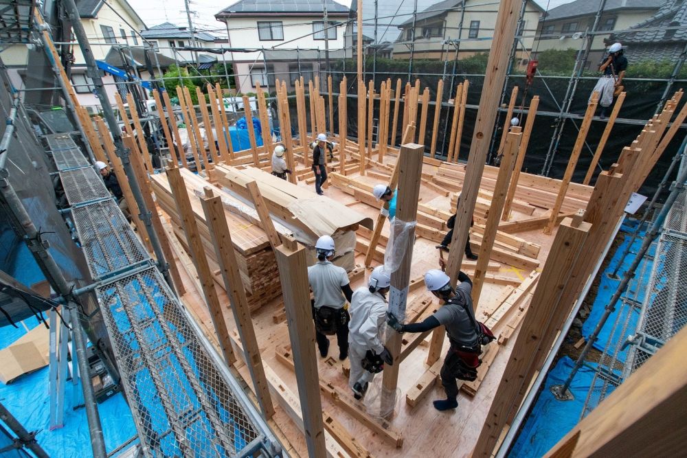 「福岡市東区青葉01」注文住宅現場リポート⑥【上棟式】