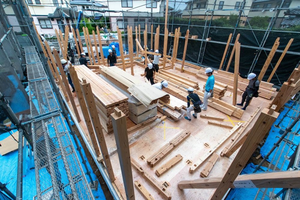 「福岡市東区青葉01」注文住宅現場リポート⑥【上棟式】