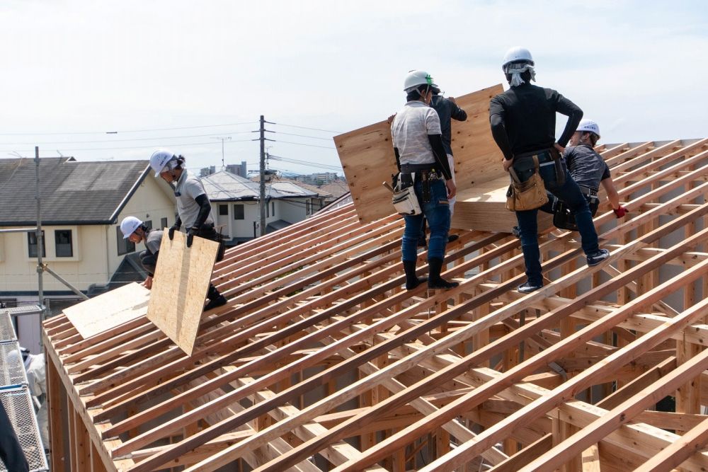 福岡市東区青葉01　注文住宅建築現場リポート⑥　～上棟式～