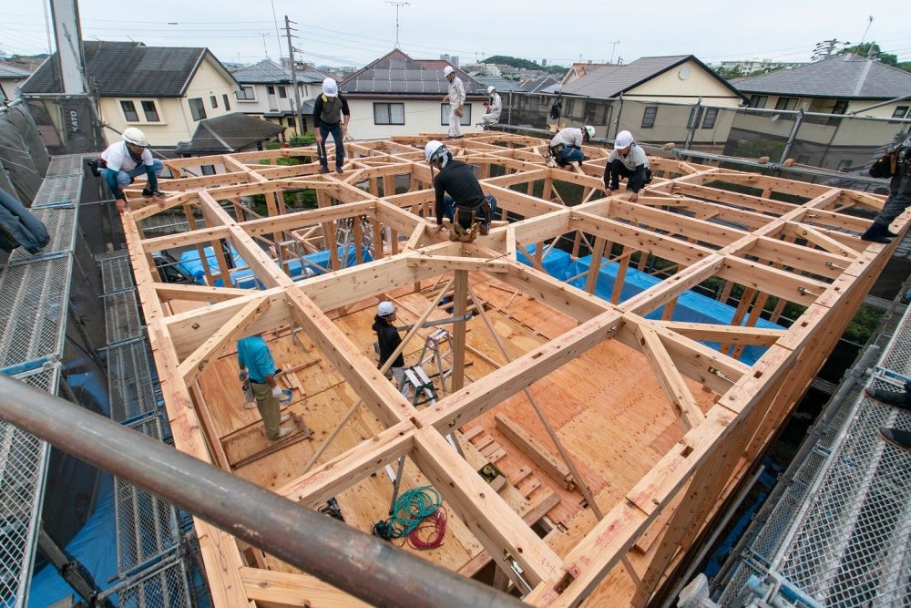 福岡市東区青葉01　注文住宅建築現場リポート⑥　～上棟式～