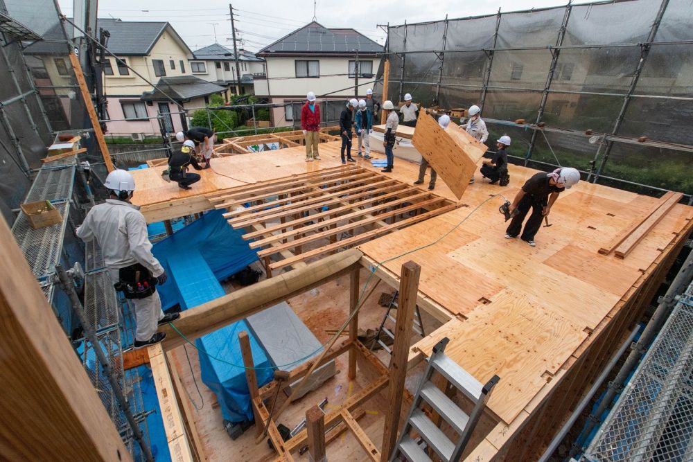 福岡市東区青葉01　注文住宅建築現場リポート⑥　～上棟式～