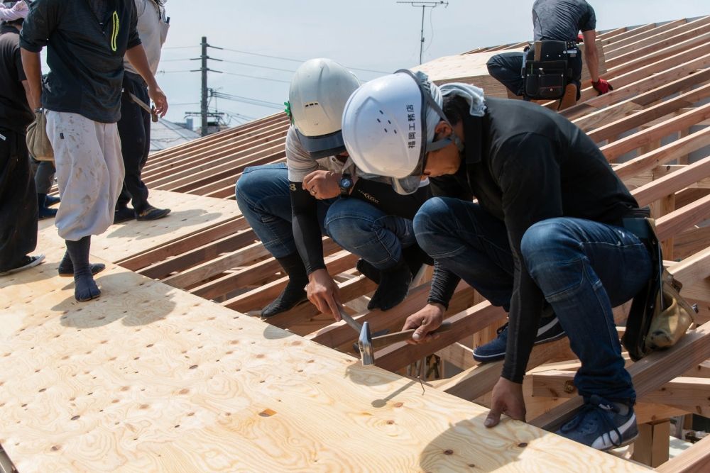 福岡市東区青葉01　注文住宅建築現場リポート⑥　～上棟式～