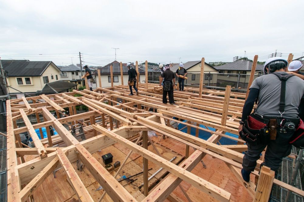 福岡市東区青葉01　注文住宅建築現場リポート⑥　～上棟式～