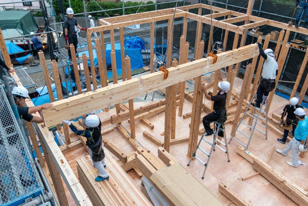 「福岡市東区青葉01」注文住宅現場リポート⑥【上棟式】