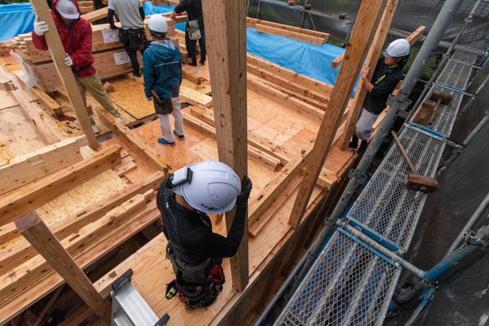 「福岡市東区青葉01」注文住宅現場リポート⑥【上棟式】