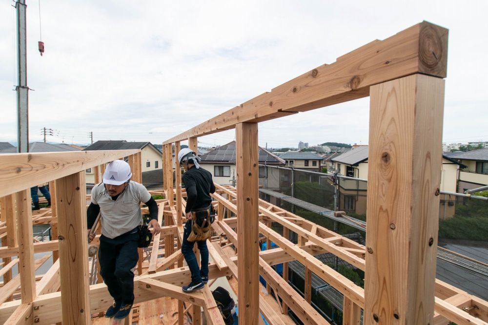 「福岡市東区青葉01」注文住宅現場リポート⑥【上棟式】