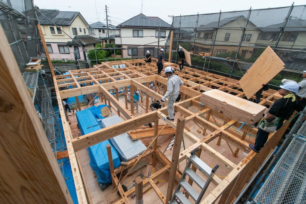 福岡市東区青葉01　注文住宅建築現場リポート⑥　～上棟式～