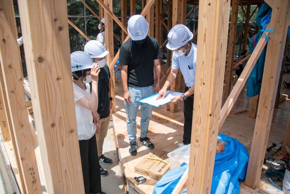 「福岡市東区青葉01」注文住宅現場リポート⑥【上棟式】