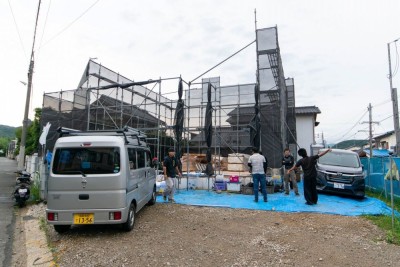 福岡市東区青葉01　注文住宅建築現場リポート⑥　～上棟式～