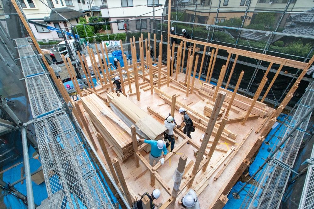 「福岡市東区青葉01」注文住宅現場リポート⑥【上棟式】