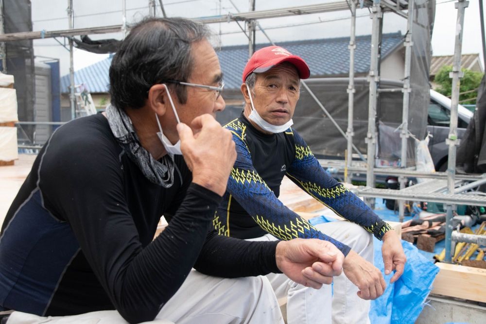 福岡市東区青葉01　注文住宅建築現場リポート⑥　～上棟式～