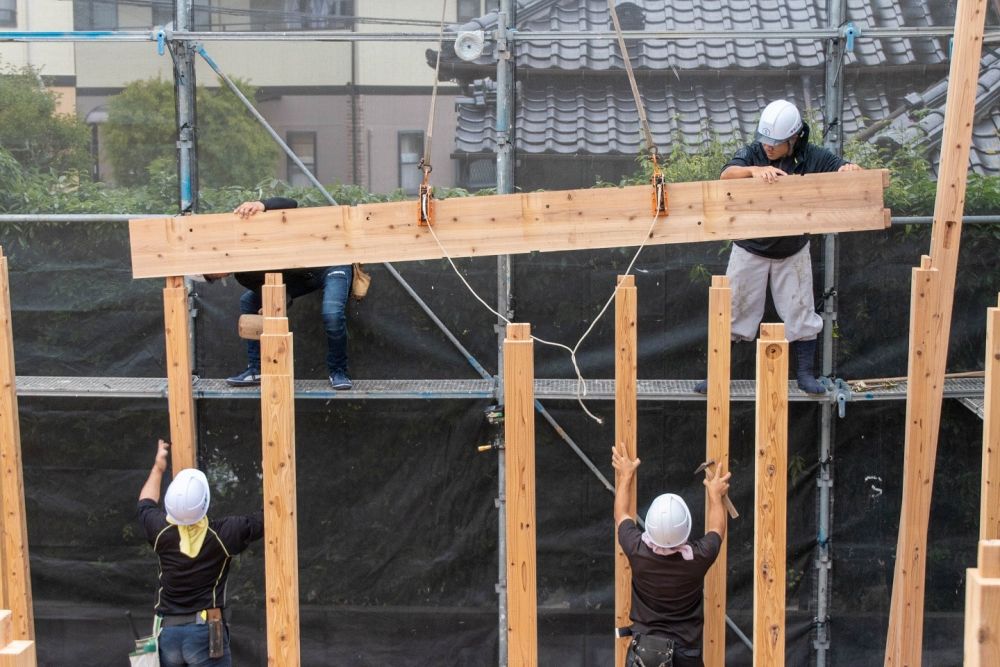 福岡市東区青葉01　注文住宅建築現場リポート⑥　～上棟式～