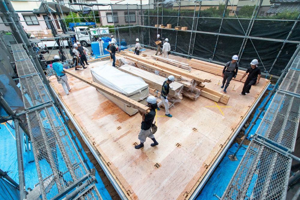 「福岡市東区青葉01」注文住宅現場リポート⑥【上棟式】