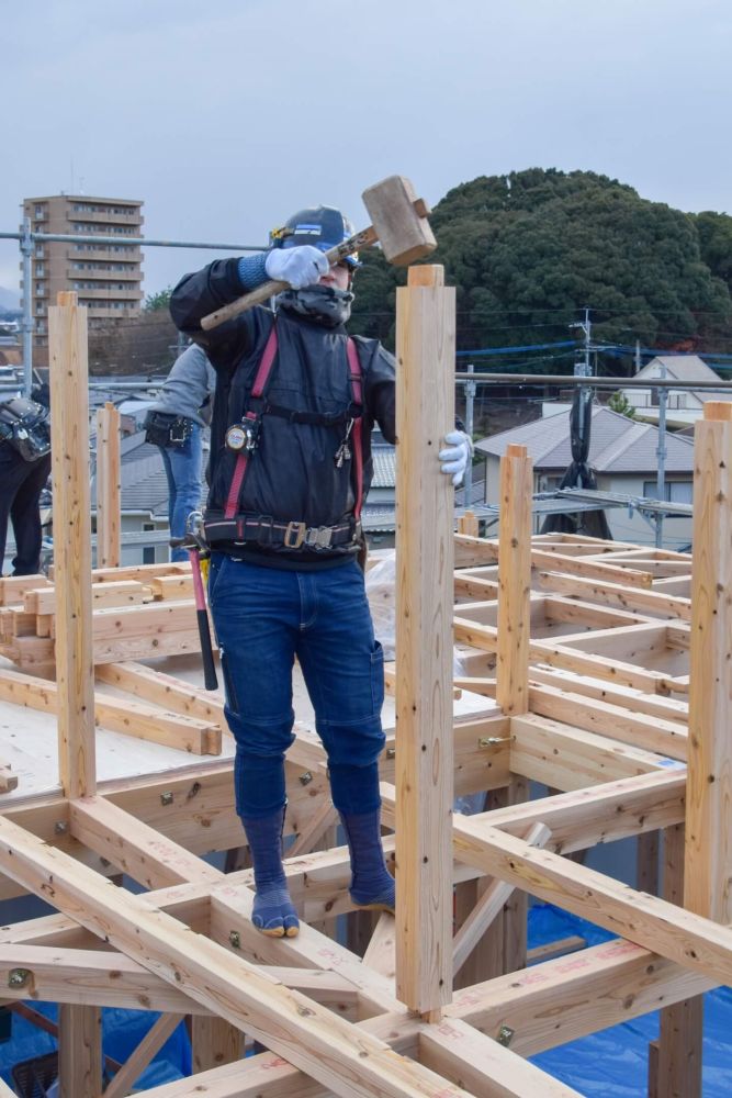 「那珂川市08」注文住宅現場リポート④【上棟式】
