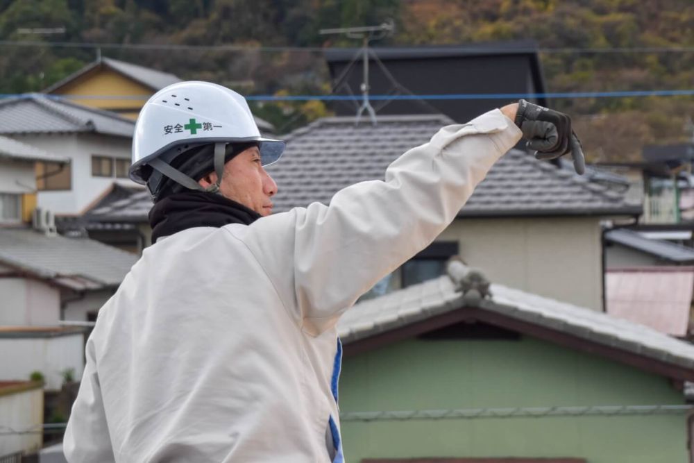 福岡県那珂川市08　注文住宅建築現場リポート④　～上棟式2日目～