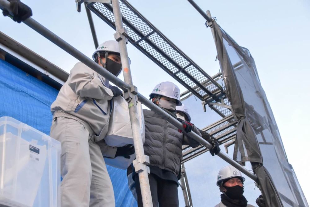 福岡県那珂川市08　注文住宅建築現場リポート④　～上棟式2日目～