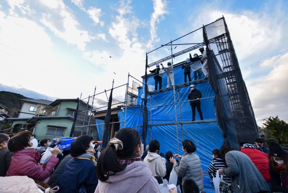 福岡県那珂川市08　注文住宅建築現場リポート④　～上棟式2日目～