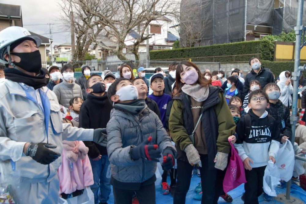 福岡県那珂川市08　注文住宅建築現場リポート④　～上棟式2日目～