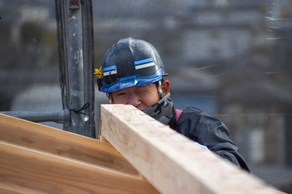 福岡県那珂川市08　注文住宅建築現場リポート④　～上棟式2日目～