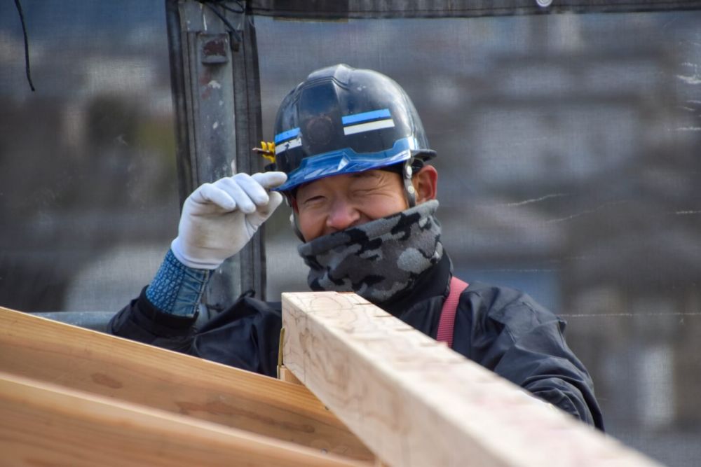 福岡県那珂川市08　注文住宅建築現場リポート④　～上棟式2日目～