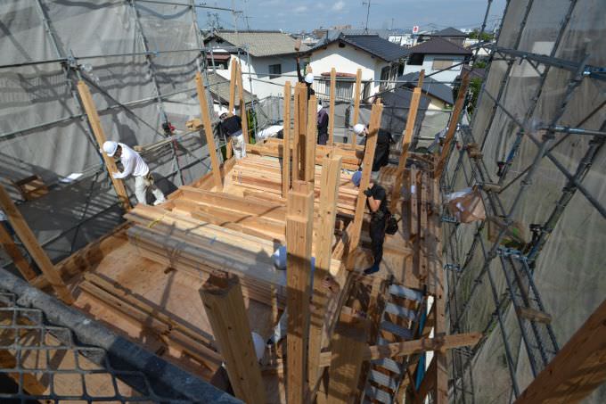 「福岡市南区05」注文住宅現場リポート⑤【上棟式】