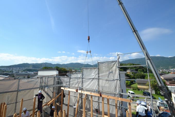 福岡市南区05　注文住宅建築現場リポート⑤　～上棟式～