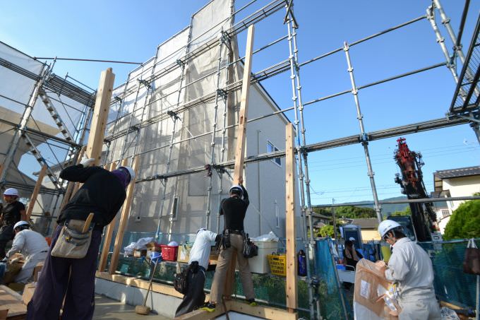 福岡市南区05　注文住宅建築現場リポート⑤　～上棟式～