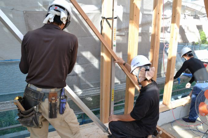 福岡市南区05　注文住宅建築現場リポート⑤　～上棟式～