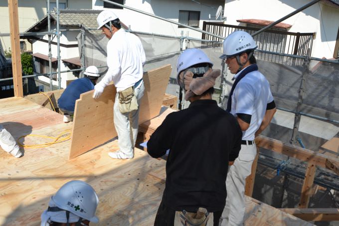 福岡市南区05　注文住宅建築現場リポート⑤　～上棟式～