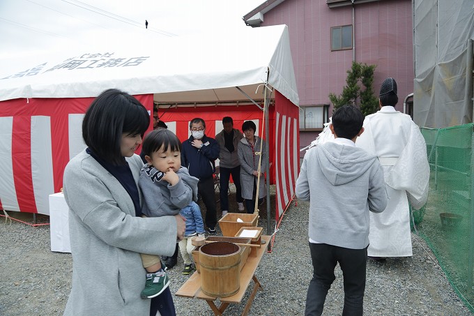 福岡県大野城市02　注文住宅建築現場リポート①　～地鎮祭～