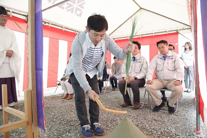 福岡県大野城市02　注文住宅建築現場リポート①　～地鎮祭～