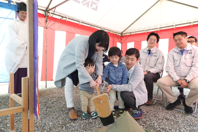 福岡県大野城市02　注文住宅建築現場リポート①　～地鎮祭～