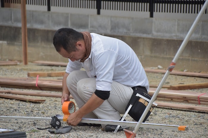 「福岡市南区11」注文住宅現場リポート②【基礎工事】【遣り方】