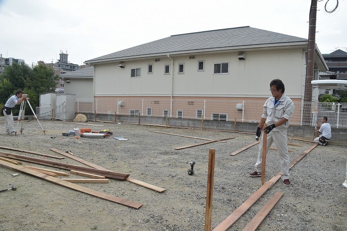 「福岡市南区11」注文住宅現場リポート②【基礎工事】【遣り方】