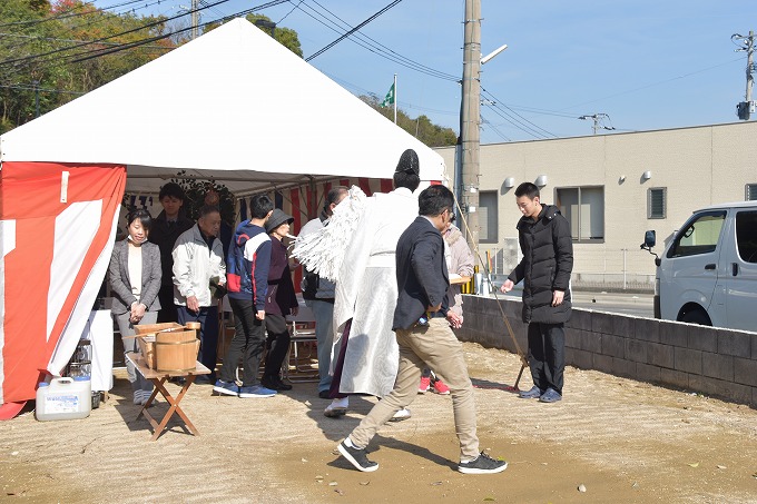 福岡県太宰府市05　注文住宅建築現場リポート①　～地鎮祭～