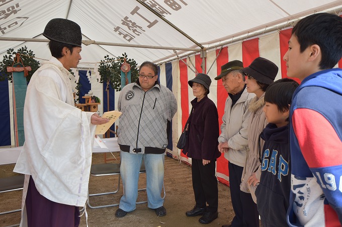 福岡県太宰府市05　注文住宅建築現場リポート①　～地鎮祭～