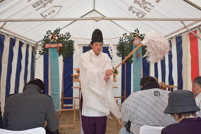 福岡県太宰府市05　注文住宅建築現場リポート①　～地鎮祭～