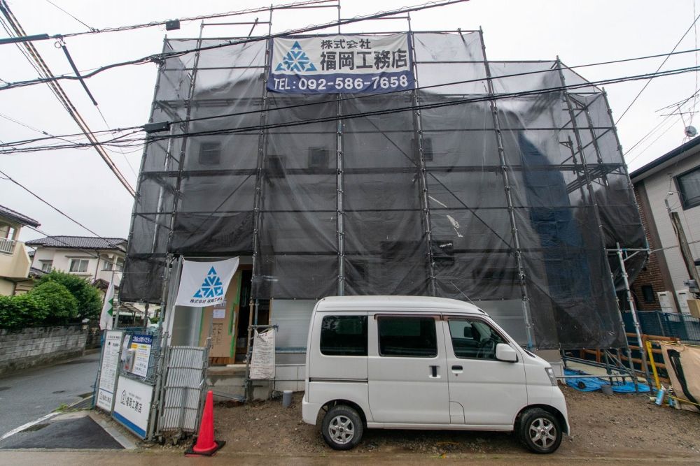 福岡市西区05　注文住宅建築現場リポート⑤　～木工事・石膏ボード～