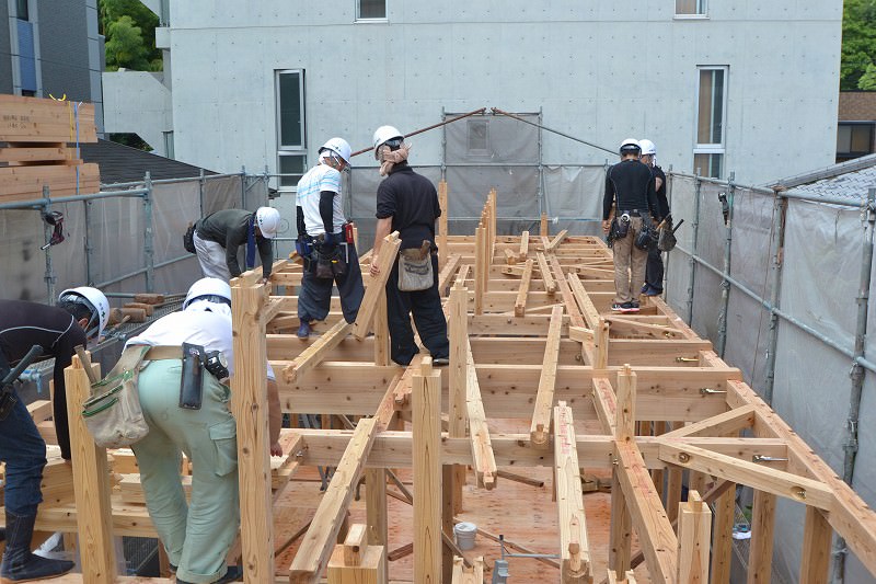 「福岡市中央区01」注文住宅現場リポート⑥【上棟式】