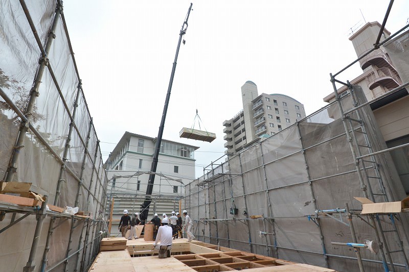 「福岡市中央区01」注文住宅現場リポート⑥【上棟式】