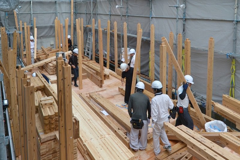 「福岡市中央区01」注文住宅現場リポート⑥【上棟式】