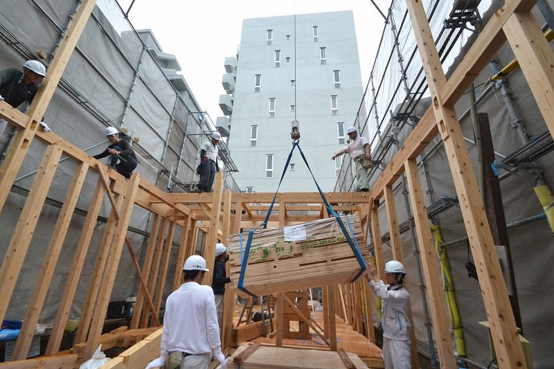 「福岡市中央区01」注文住宅現場リポート⑥【上棟式】