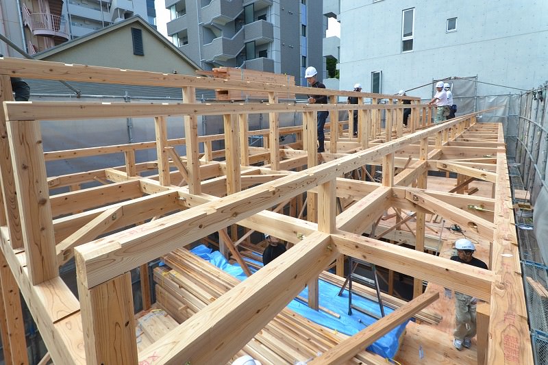 「福岡市中央区01」注文住宅現場リポート⑥【上棟式】