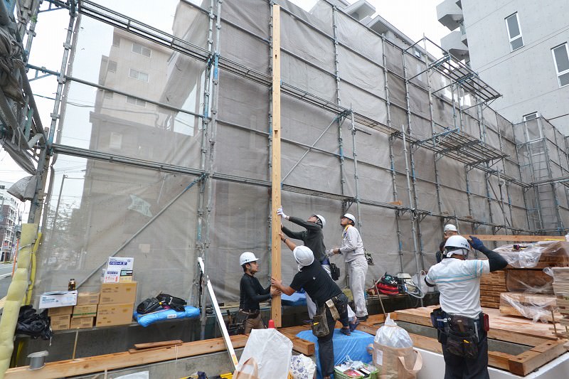 「福岡市中央区01」注文住宅現場リポート⑥【上棟式】