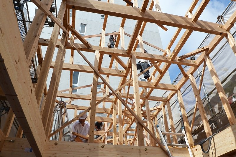 「福岡市中央区01」注文住宅現場リポート⑥【上棟式】