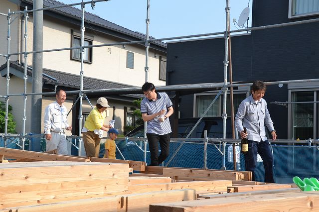 「小郡市01」注文住宅現場リポート④【上棟式】